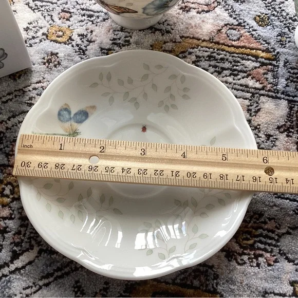 Lenox Butterfly Meadow cup & saucer x 2 - Picture 14 of 16